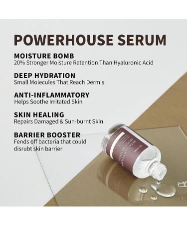 IUNIK Beta-Glucan Power Serum 400 000 ppm Intense Hydration for Dry, Mature, and Sensitive Skin Vegan Korean Skincare with Mushroom Yeast Extracts Cell Regenerating and Lifting Formula - Buy Online on SooperMarket.com