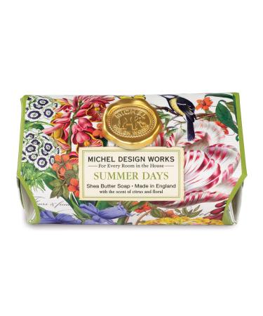 Michel Design Works Large Bath Soap Bar, Summer Days