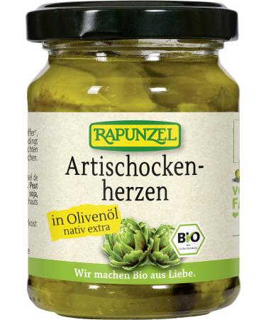 Rapunzel Organic Artichoke Hearts in Olive Oil (6 x 120 gr)