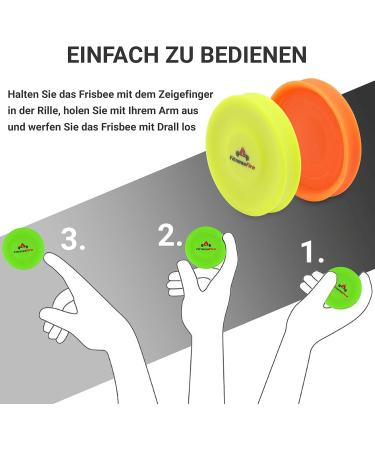 3 Set Mini Frisbee - Fly Over 60 Meters | Trendy & Colorful Alternative to Standard Frisbees - Shop Internationally! - Buy Online on SooperMarket.com