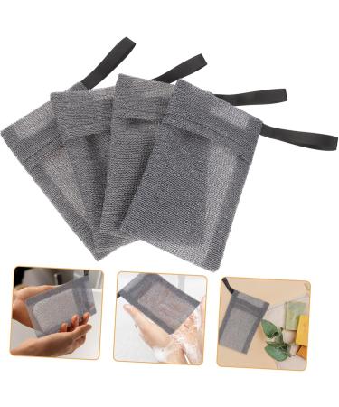 Healeved 16 Pcs Soap Soap Bar Soap Saver Soap Drawstring Foam Soap Nylon Fiber Grey - Buy Online on SooperMarket.com
