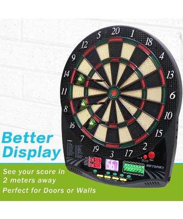 Electronic Soft Tip Dart Board Set | LCD Display | 6 Darts & 50 Soft Tips Included - Buy Online on SooperMarket.com