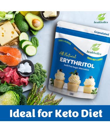 5kg Erythritol Granulated Sugar Alternative - Zero Calorie, Keto Friendly (5 x 1kg) - Buy Online on SooperMarket.com