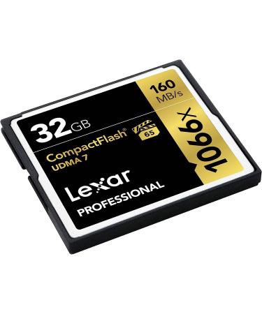 Lexar Professional 1066x 32GB CompactFlash Card | VPG-65 | LCF32GCRBNA1066 - Buy Online on SooperMarket.com