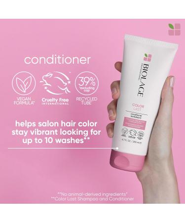 Biolage Color Last Moisturizing Conditioner with Orchid Extract - Prevents Color Fade, Adds Shine - Vegan Formula 200ml - Buy Online on SooperMarket.com