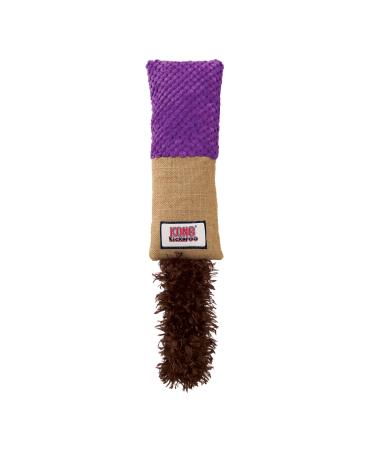 KONG - Kickeroo - Play Enticing Cat Toy North American Premium Catnip (Colours May Vary) - Cuddler Pattern Assorted 1 Count (Pack of 1)