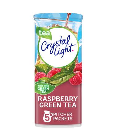 Crystal Light Sugar-Free Raspberry Green Tea Naturally Flavored Powdered Drink Mix 60 Count Pitcher Packets