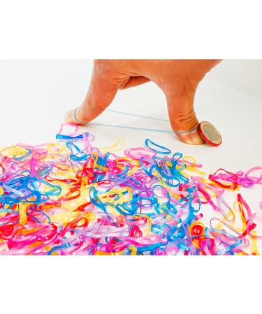 700 PCS Elastics Hair Bands Hair Elastics Small Elastic Bands For Hair Hair Band Small Hair Bands (Multi Colour)
