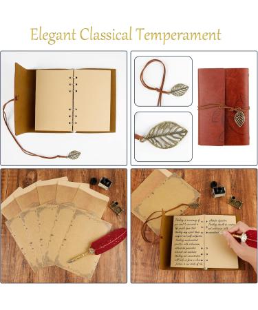Victse Vintage Calligraphy Pencils & Retro Seal Dip Pen Set - 8 Replacement Tips & 5 Red Envelopes for Perfect Writing - Buy Online on SooperMarket.com