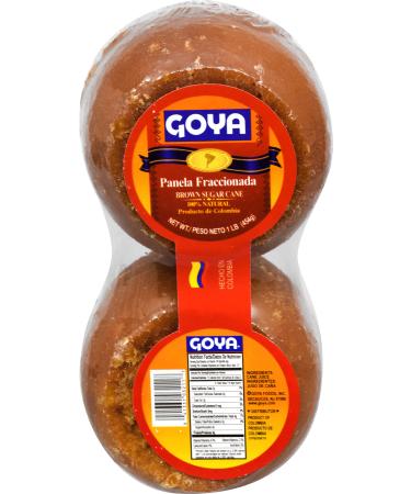 Goya Foods Panela Brown Sugar Cane, 16 Ounce (Pack of 24)