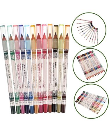 Beavorty 12 Pcs Eyeliner Pencil Makeup Eyeliner Colorful Eyeliner Set Eye Lip Liner Make up - Buy Online on SooperMarket.com