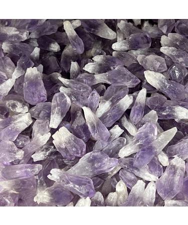 Crystal Natural Amethyst Cluster Rough Gravel Rock Crystal Raw Gemstone Decoration HOMEZHOU (Size : 100G)