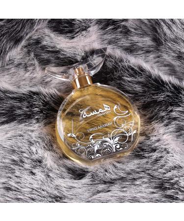 HAMSAH Eau de Perfume for Women 80mL | Honeyed Floral Fragrance with Sultry Orange Blossom Flower Jasmine Rose Vetiver Patchouli Cedarwood | by Artisan Swiss Arabian | Designer Parfum EDP Spray - Buy Online on SooperMarket.com