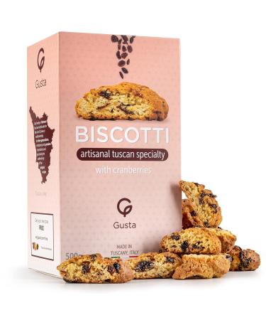 Gusta Authentic Biscotti Variety Pack from Tuscany, Italy - 6 Original Two Bites Size - All Natural Ingredients - Fresh Italian Dessert Treats - 3.3lb - Buy Online on SooperMarket.com