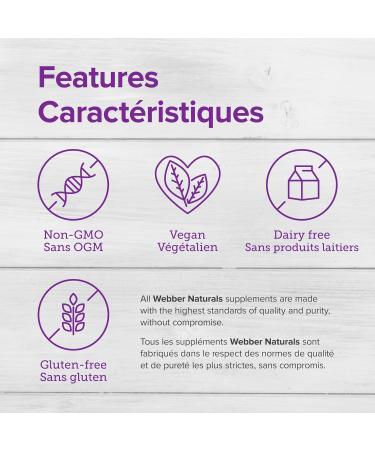 Webber Naturals Vitamin K2 120 mcg 75 Capsules MK-7 Formula Helps Support Bones Vegan - Buy Online on SooperMarket.com