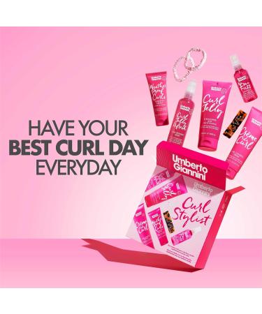 Umberto Giannini Curl Stylist Gift Kit - Weatherproof Curls, Frizz Control, and Styling Accessories for Curly Hair - Buy Online on SooperMarket.com