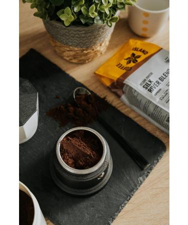 Coffee Island Espresso Silk River Blend with Medium-Dark Roasting Prepacked (Ground) 250g - Buy Online on SooperMarket.com