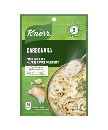 Knorr Pasta Sauce Mix for a rich and creamy pasta sauce Carbonara no artificial flavours 48 g 24 count