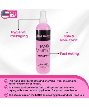 Mia Secret Professional Nail System Hand Sanitizer Antiseptic 8oz - Buy Online Now! - Buy Online on SooperMarket.com