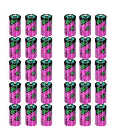 30 Pack TL-5902 Battery 1200mAh 3.6V for Tadiran TL-5902 Battery Replacement for ER14250 SL-350TL-5902/S TL-2150/S