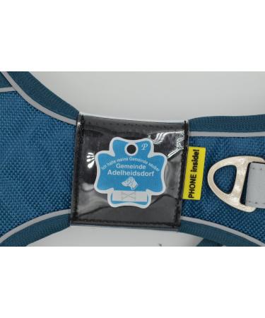 josi.li dog brand bag protective cover dog starks address bag collar bag swimming -compatible all brands color selection lock selection (38x40mm brand 45mm width hook closure)