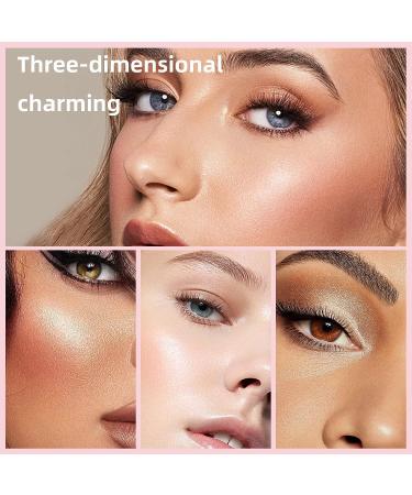 NewBang 6-Color Blush Highlighter Makeup Palette - Matte, Shimmer & Metallic Finish for Contouring, Blushing & Highlighting - Long Lasting & Waterproof Formula for a Natural Sparkle - Women's Face Blusher - Buy Online on SooperMarket.com