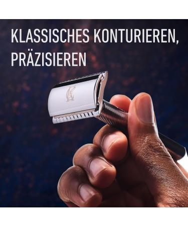 King C. Gillette Razor Set for Men | Razor + 5 Blades & Wooden Brush | Premium Shaving Experience & Perfect Gift Bundle - Buy Online on SooperMarket.com