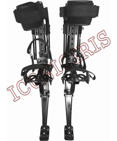 Skyrunner 2018 Jumping Stilts Kangaroo Shoes Black for Men and Women | Fitness Exercise Pogo Stilts | 75-80KG/165-176LBS Weight Capacity - Buy Online on SooperMarket.com