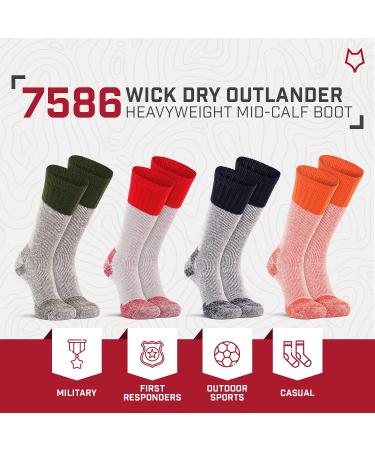 FoxRiver Women's Outlander Heavyweight Mid-Calf Socks - Blue - Size Medium - Buy Online on SooperMarket.com