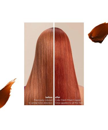 Wella Professional Color Fresh Mask Temporary Hair Color Refresh Treatment Semi-Permanent Hair Dye Hair Gloss Treatment Copper Glow 500 ml Copper Glow 500 ml (Pack of 1) - Buy Online on SooperMarket.com