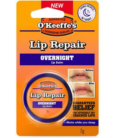 O'Keeffe's Lip Repair Overnight 7g - Overnight Lip Repair Treatment - Buy Online on SooperMarket.com