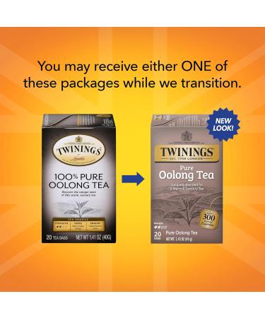 Buy Twinings Pure Oolong Tea - Golden Caffeinated Tea Bags (20 Count) - Best International Shipping - Buy Online on SooperMarket.com