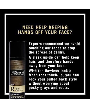 TRESemm Root Touch-Up Light Brown Hair Temporary Hair Color Ammonia-free Peroxide-free Root Cover Up Spray 2.5 oz (Pack of 2) Light Brown 2.5 Ounce (Pack of 2) - Buy Online on SooperMarket.com