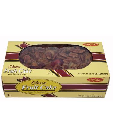 Jane Parker Fruitcake Classic Light Fruit Cake 1 pound (16 Ounce) Loaf