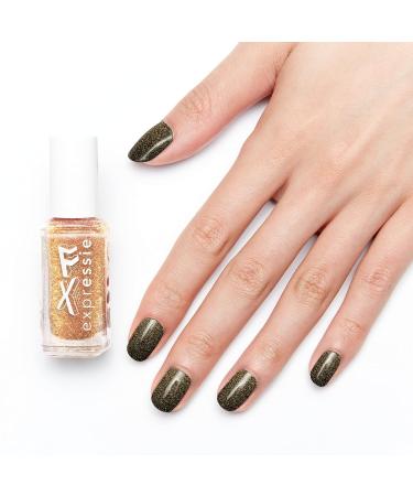 Essie Expressie FX Filter Quick-Dry Vegan Nail Polish - 24K Gold Glitter Shimmer Top Coat - 0.33 fl oz - Fast Shipping Worldwide - Buy Online on SooperMarket.com