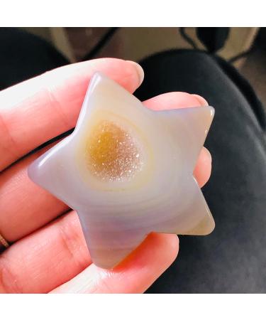 Home Decoration Natural Agate Pentacle Geode Crystal Rock Specimen Reiki for Decor Stones kaixun (Color : Randomly Send Size : 3 Pieces) 3 pieces Randomly Send - Buy Online on SooperMarket.com