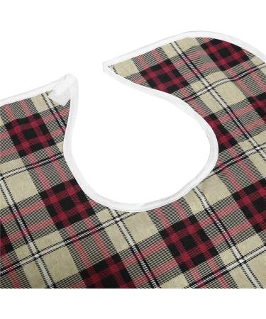 Adult Bib 3colors Adult Bib Washable Reusable Waterproof Dinning Aid Clothes Protector Clothing Protector with Optional Crumb Catcher and Vinyl Backing 17.7 * 29.5inch(Green) - Buy Online on SooperMarket.com