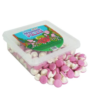 CAPTAIN PLAY Foam Sugar Mushrooms Party Box 500g Vanilla 160 pieces (1 pack)