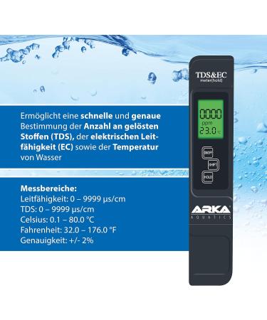 Arka Myaqua Set - PH & TDS/EC Measuring Device for Aquariums Pools Ponds & Drinking Water | Accurate Water Quality Testing - Buy Online on SooperMarket.com