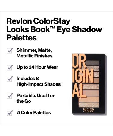 REVLON ColorStay Eyeshadow Palette - Dual Pack Highly Pigmented Matte & Metallic Finishes 920 Enigma - International Shipping Available - Buy Online on SooperMarket.com