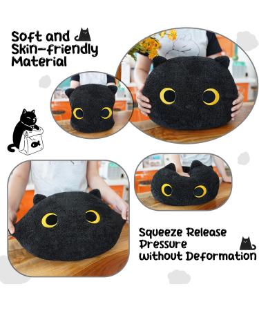 Yamepuia Black Cat Plush Pillow - Soft Stuffed Animal Toy - Buy Online on SooperMarket.com
