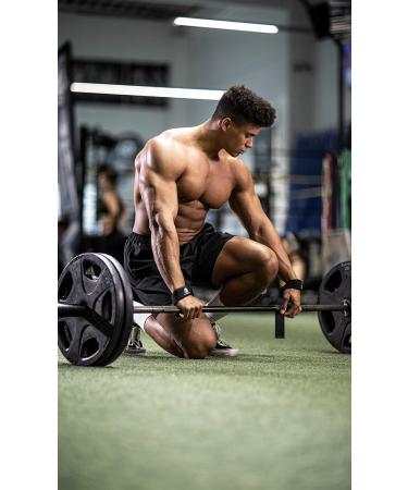 FITTEGE Padded Lifting Straps for Strength Training | Bodybuilding & Fitness Aid | Universal Fit for Men & Women | Black Original - Buy Online on SooperMarket.com