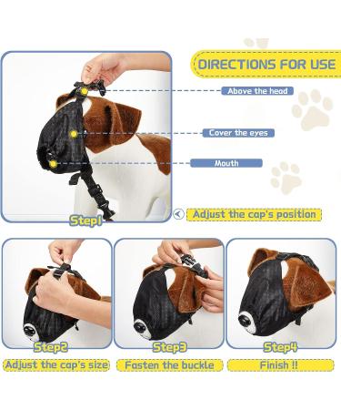 Pet Calming Cap - Fabric Anxiety Noise Cancelling for Dogs - Anti Car Sickness - Medium - Buy Online on SooperMarket.com