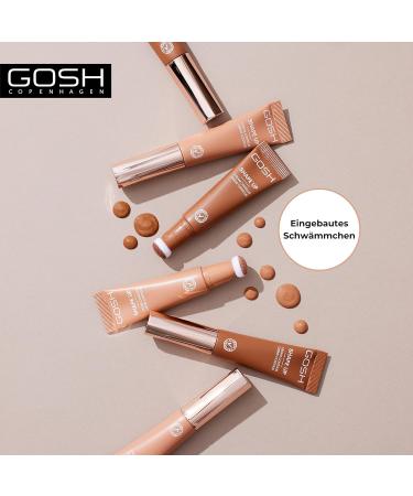 Gosh Cream Contour Shape Up Stick | Vegan Contouring & Defined Face | Built-in Sponge | Allergy Certified - Perfume-Free | 001 Fair-Medium - Buy Online on SooperMarket.com