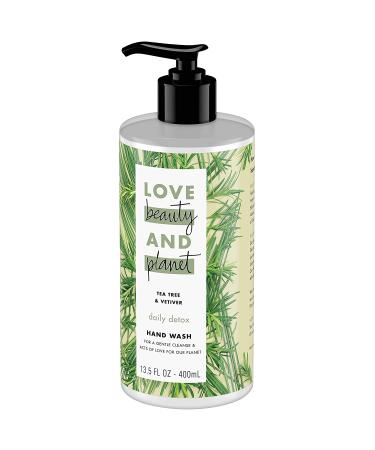 Love Beauty & Planet Daily Detox Hand Soap - Tea Tree Oil & Vetiver 13.5 oz - Buy Online on SooperMarket.com