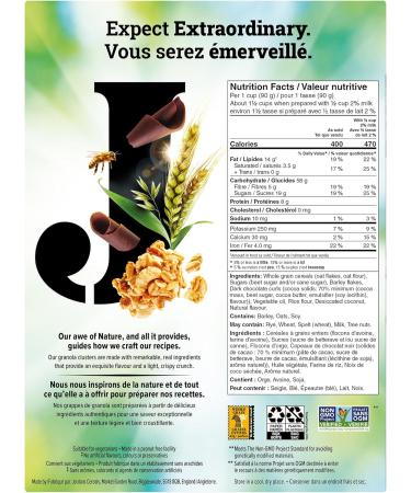 Jordans Morning Crisp Granola Cereal - Dark Chocolate Dream 400g Dark Chocolate Dream 400 g (Pack of 1) - Buy Online on SooperMarket.com