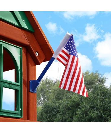 Gorilla Playsets American Flag Swing Set Accessory - Red, White, and Blue with Mounting Hardware - Buy Online on SooperMarket.com