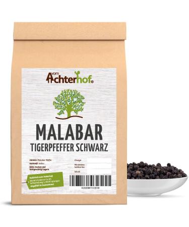 250 g Malabar pepper black whole tiger pepper black peppercorns from the Malabar coast 250 g (1 pack)