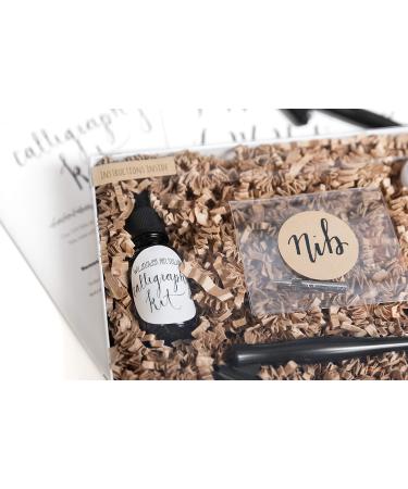 Calligraphy Starter Kit - Beginner Modern Calligraphy Set with Oblique Pen and Nib - Buy Online on SooperMarket.com