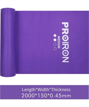 PROIRON Latex-Free Resistance Bands for Strength Training Yoga Pilates - Light/Medium/Heavy b-Purple/2m/20lb - Buy Online on SooperMarket.com